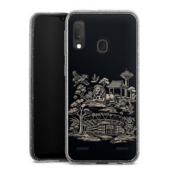 Carry Case Hülle Transparent/glitter ohne Band