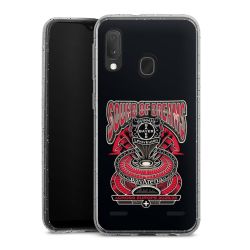 Carry Case Hülle Transparent/glitter ohne Band