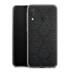 Carry Case Hülle Transparent/glitter ohne Band