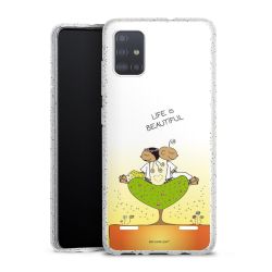 Carry Case Hülle Transparent/glitter ohne Band