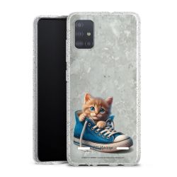 Carry Case Hülle Transparent/glitter ohne Band