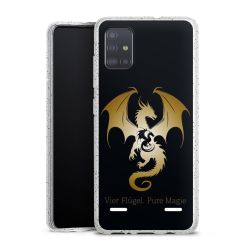 Carry Case Hülle Transparent/glitter ohne Band