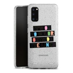 Carry Case Hülle Transparent/glitter ohne Band