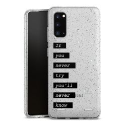 Carry Case Hülle Transparent/glitter ohne Band