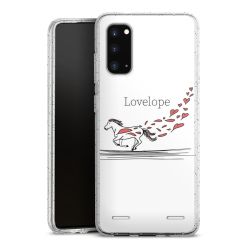 Carry Case Hülle Transparent/glitter ohne Band