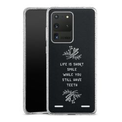 Carry Case Hülle Transparent/glitter ohne Band