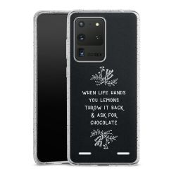 Carry Case Hülle Transparent/glitter ohne Band