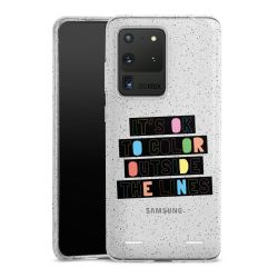 Carry Case Hülle Transparent/glitter ohne Band