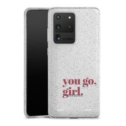 Carry Case Hülle Transparent/glitter ohne Band