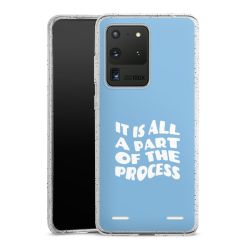 Carry Case Hülle Transparent/glitter ohne Band