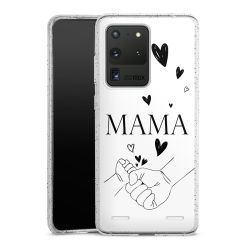 Carry Case Hülle Transparent/glitter ohne Band