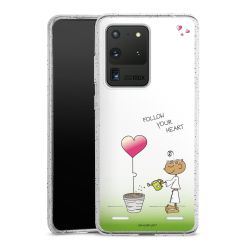 Carry Case Hülle Transparent/glitter ohne Band