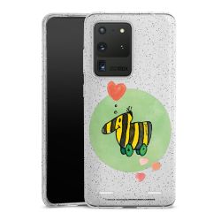 Carry Case Hülle Transparent/glitter ohne Band