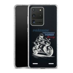 Carry Case Hülle Transparent/glitter ohne Band