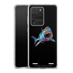 Carry Case Hülle Transparent/glitter ohne Band