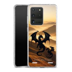 Carry Case Hülle Transparent/glitter ohne Band