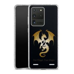 Carry Case Hülle Transparent/glitter ohne Band