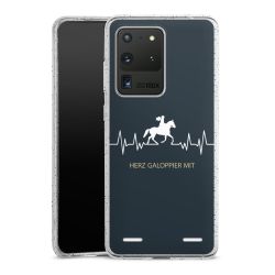 Carry Case Hülle Transparent/glitter ohne Band