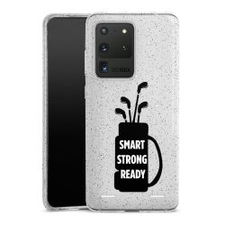 Carry Case Hülle Transparent/glitter ohne Band