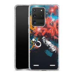 Carry Case Hülle Transparent/glitter ohne Band