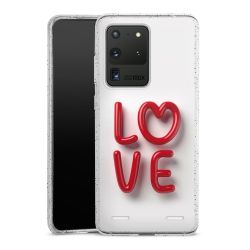 Carry Case Hülle Transparent/glitter ohne Band