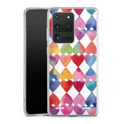 Carry Case Hülle Transparent/glitter ohne Band