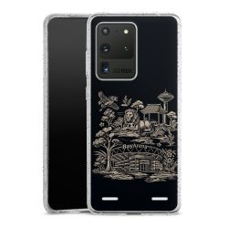 Carry Case Hülle Transparent/glitter ohne Band