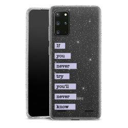 Carry Case Hülle Transparent/glitter ohne Band