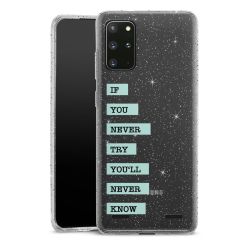 Carry Case Hülle Transparent/glitter ohne Band