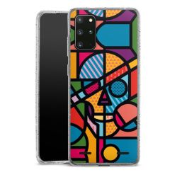 Carry Case Hülle Transparent/glitter ohne Band