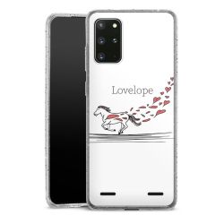 Carry Case Hülle Transparent/glitter ohne Band