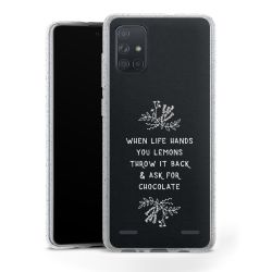 Carry Case Hülle Transparent/glitter ohne Band