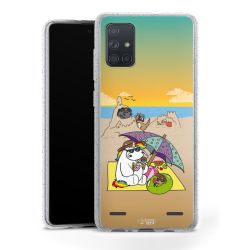 Carry Case Hülle Transparent/glitter ohne Band