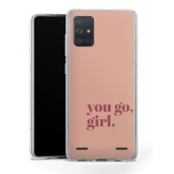 Carry Case Hülle Transparent/glitter ohne Band