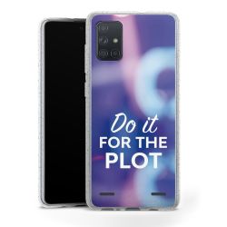 Carry Case Hülle Transparent/glitter ohne Band