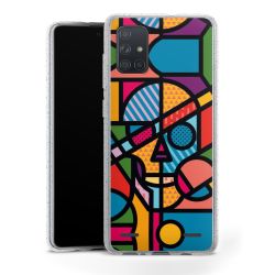 Carry Case Hülle Transparent/glitter ohne Band