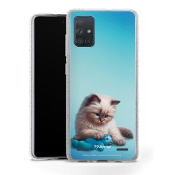 Carry Case Hülle Transparent/glitter ohne Band