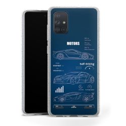 Carry Case Hülle Transparent/glitter ohne Band