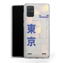 Carry Case Hülle Transparent/glitter ohne Band