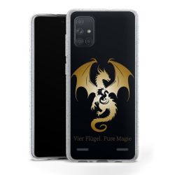 Carry Case Hülle Transparent/glitter ohne Band