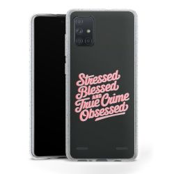 Carry Case Hülle Transparent/glitter ohne Band