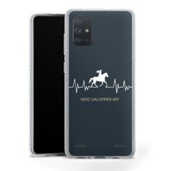 Carry Case Hülle Transparent/glitter ohne Band