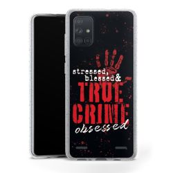 Carry Case Hülle Transparent/glitter ohne Band