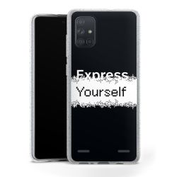 Carry Case Hülle Transparent/glitter ohne Band