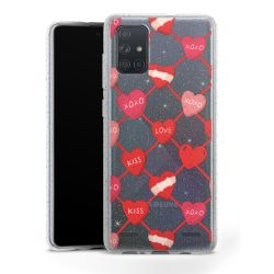 Carry Case Hülle Transparent/glitter ohne Band