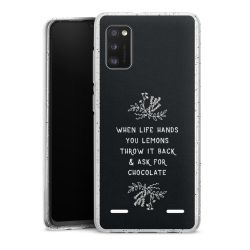 Carry Case Hülle Transparent/glitter ohne Band