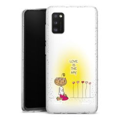 Carry Case Hülle Transparent/glitter ohne Band