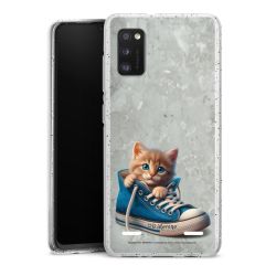 Carry Case Hülle Transparent/glitter ohne Band