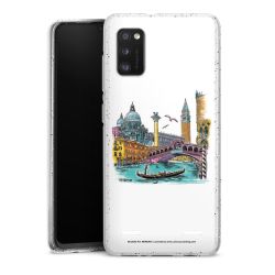 Carry Case Hülle Transparent/glitter ohne Band