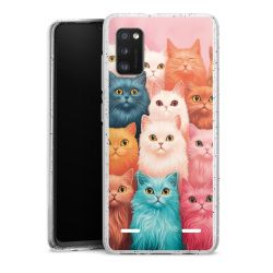 Carry Case Hülle Transparent/glitter ohne Band